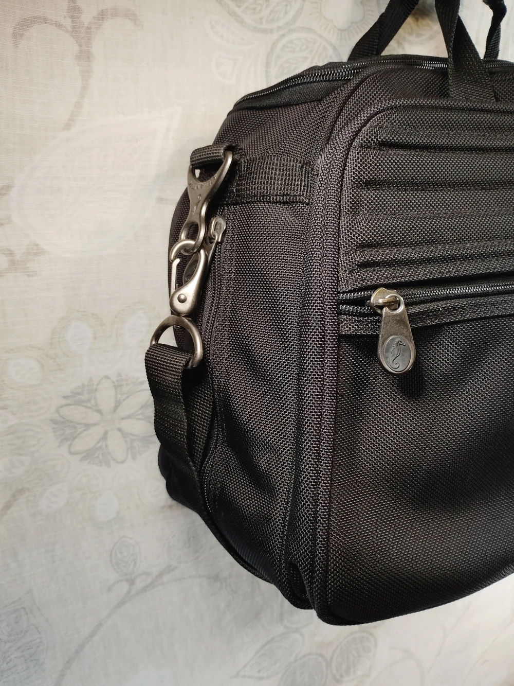 Atlantic Black Durable Weekender Travel/Carry-on /Crossbody Duffle Bag